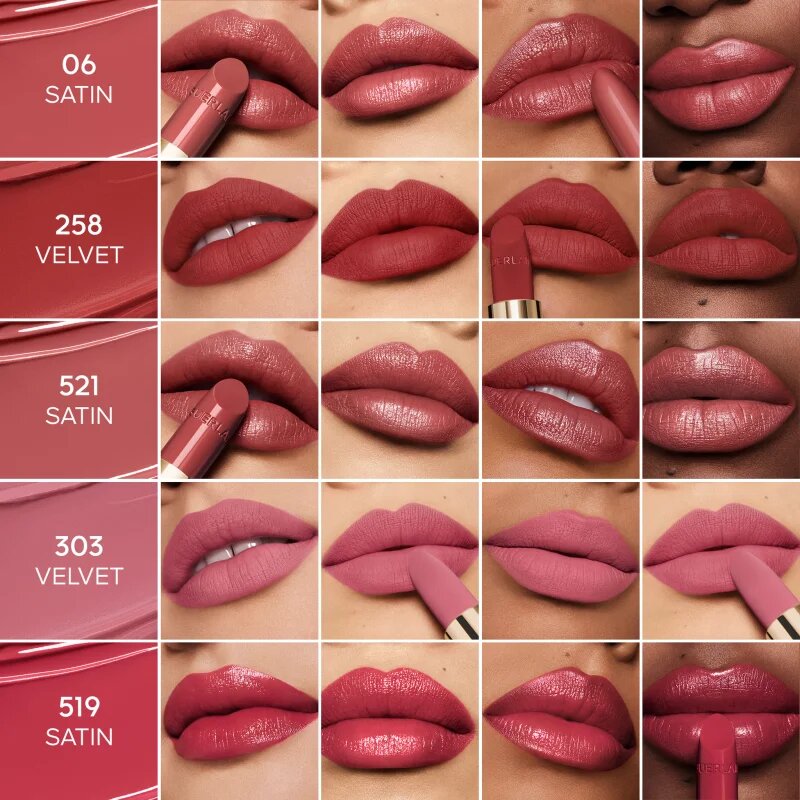 GUERLAIN Rouge G Luxus rúzs árnyalat 962 Le Tulipe Noire Velvet 3.5 g