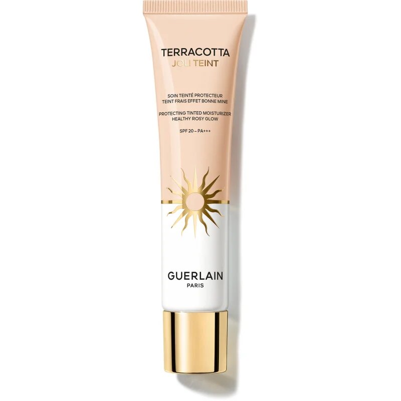 GUERLAIN Terracotta Joli Teint Protecting Tinted Moisturizer élénkítő make-up a természetes hatásért SPF 20 árnyalat 00 Rosy 30 ml