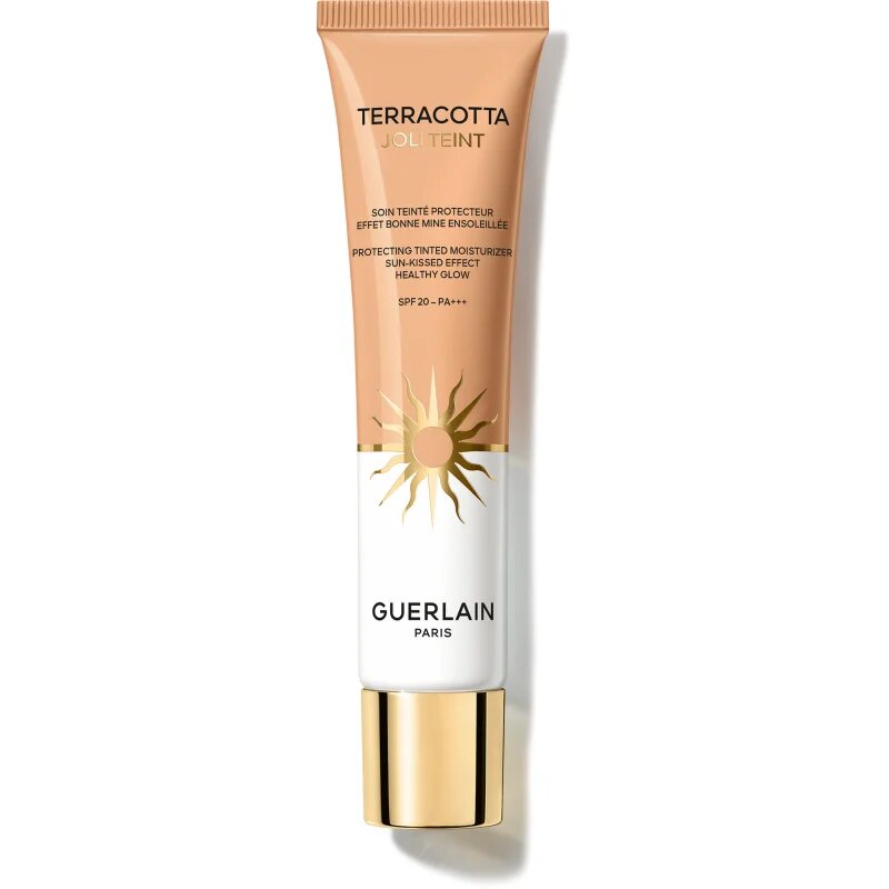 GUERLAIN Terracotta Joli Teint Protecting Tinted Moisturizer élénkítő make-up a természetes hatásért SPF 20 árnyalat 20 Golden 30 ml