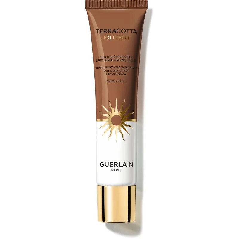GUERLAIN Terracotta Joli Teint Protecting Tinted Moisturizer élénkítő make-up a természetes hatásért SPF 20 árnyalat 50 Bronze 30 ml