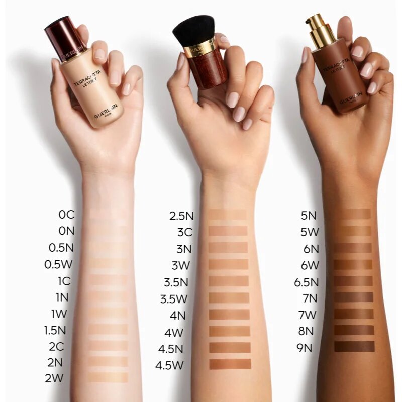 GUERLAIN Terracotta Le Teint folyékony make-up természetes hatásért árnyalat 7W Warm 35 ml