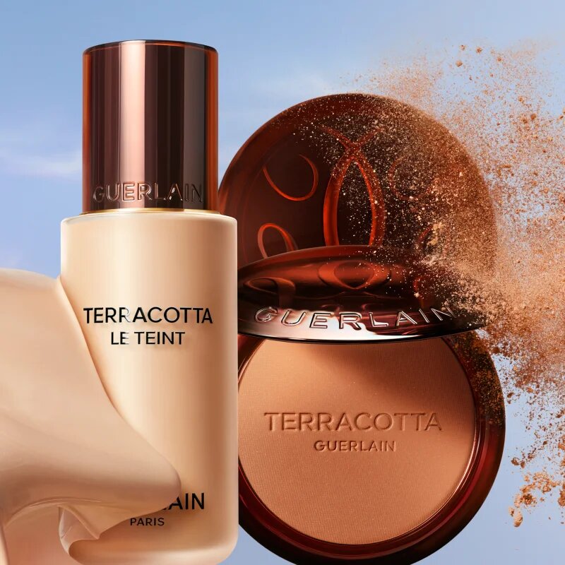 GUERLAIN Terracotta Le Teint folyékony make-up természetes hatásért árnyalat 7W Warm 35 ml