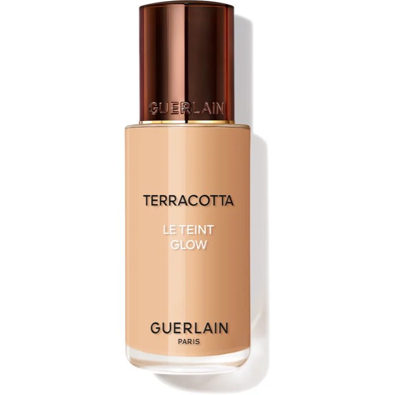 GUERLAIN Terracotta Le Teint Glow élénkítő folyékony make-up természetes hatásért árnyalat 35W Warm 35 ml