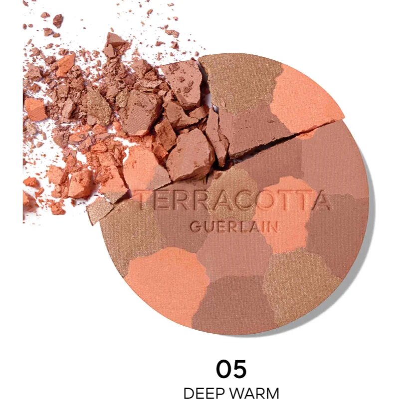GUERLAIN Terracotta Light élénkítő bronzosító púder utántölthető árnyalat 05 Deep Warm 10 g