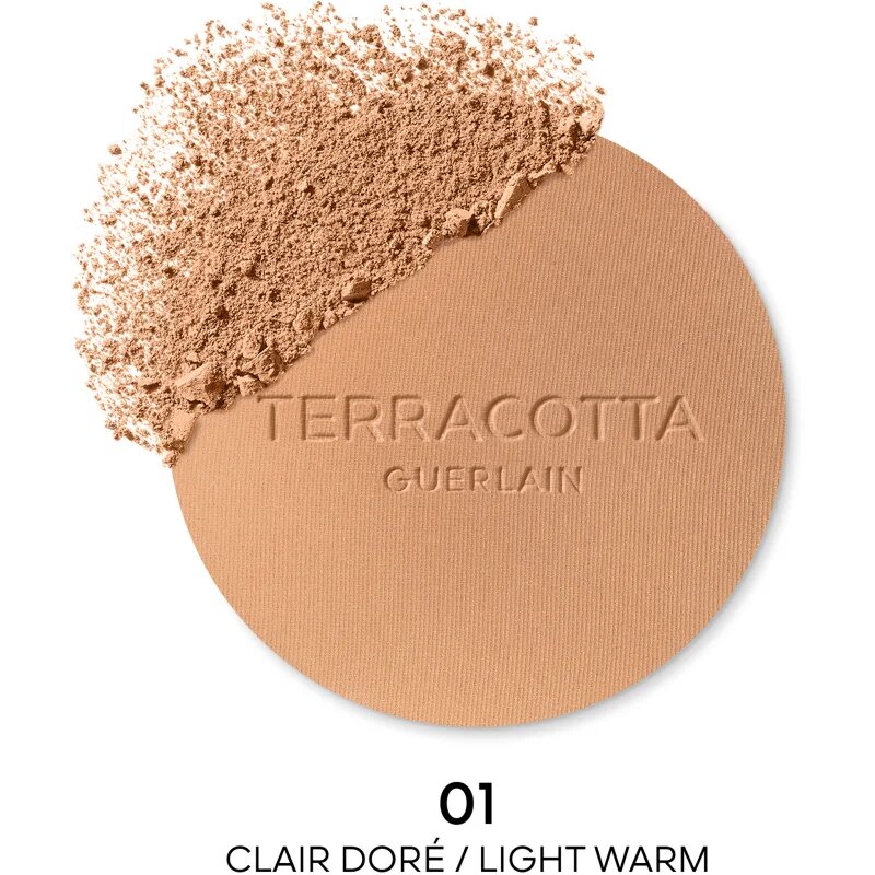 GUERLAIN Terracotta Original bronzosító púder utántöltő árnyalat 01 Light Warm 8.5 g