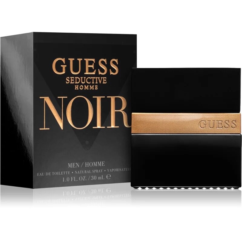 Guess Seductive Homme Noir Eau de Toilette uraknak 30 ml