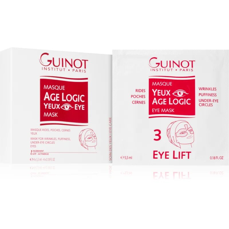 Guinot Age Logic szem maszk öregedés ellen 4 db