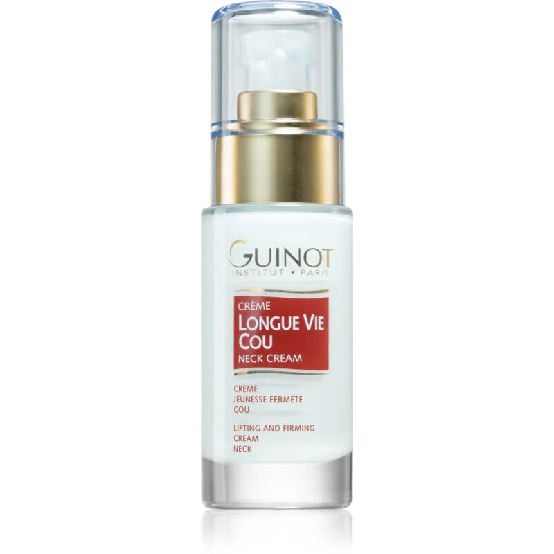 Guinot Longue Vie nyugtató feszesítő és pigmentegyesítő krém nyakra és dekoltázsra 30 ml