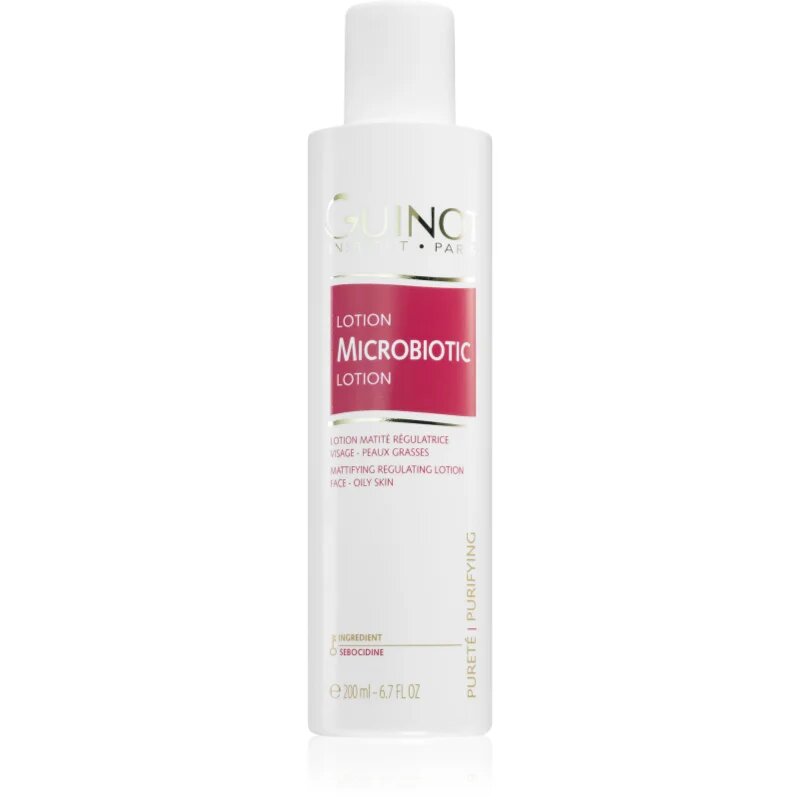 Guinot Microbiotic tisztító tonik a faggyú szabályozására és a pórusok minimalizására 200 ml