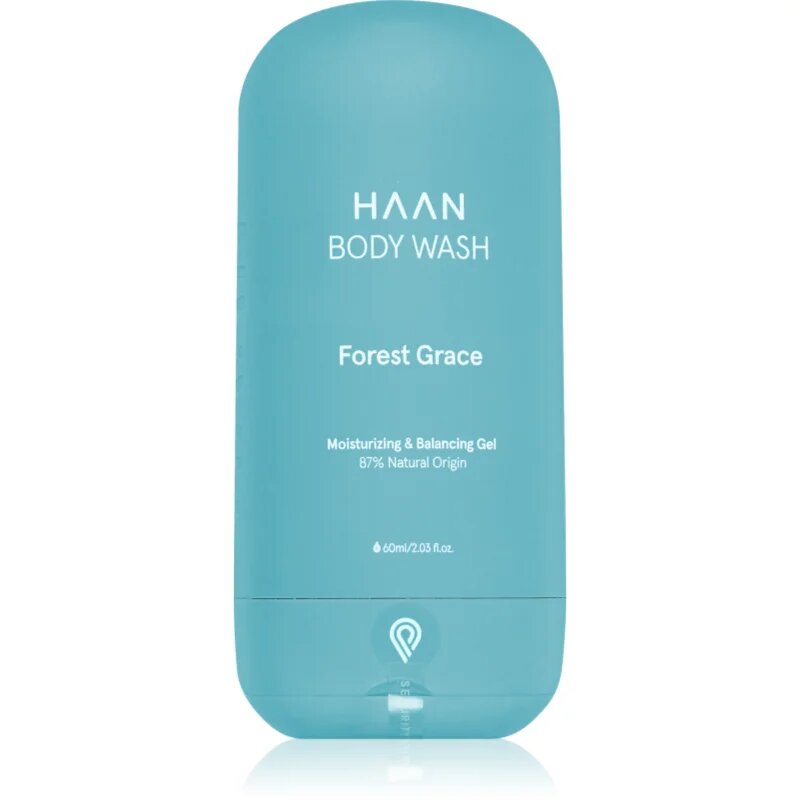 Haan Body Wash Forest Grace energetizáló tusfürdő gél aloe verával 60 ml