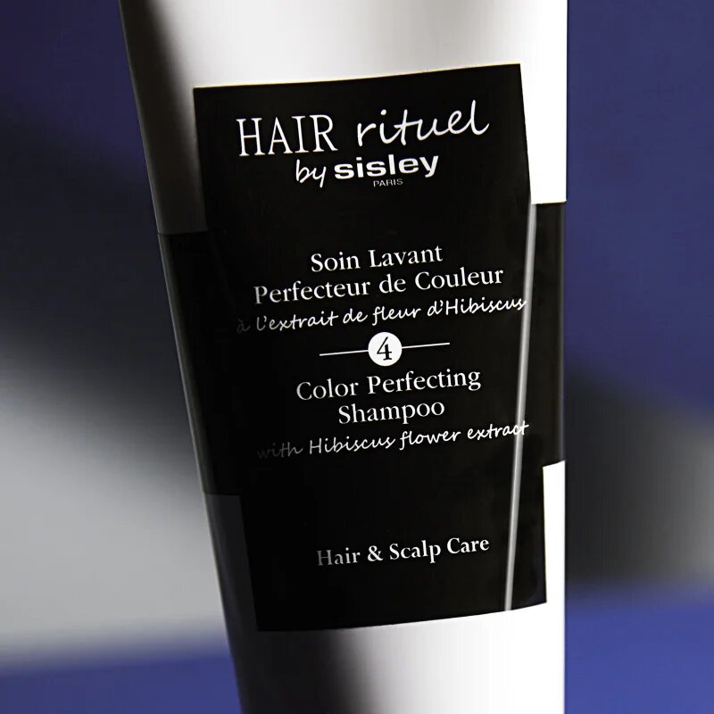 Hair Rituel by Sisley Color Perfecting Shampoo with Hibiscus Flower Extract sampon festett vagy melírozott hajra 200 ml