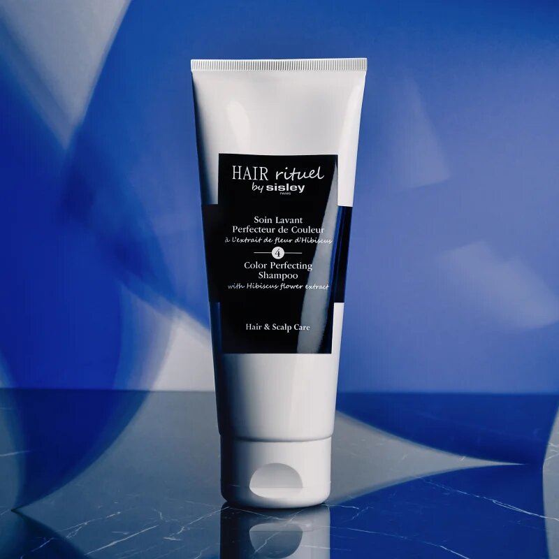 Hair Rituel by Sisley Color Perfecting Shampoo with Hibiscus Flower Extract sampon festett vagy melírozott hajra 500 ml