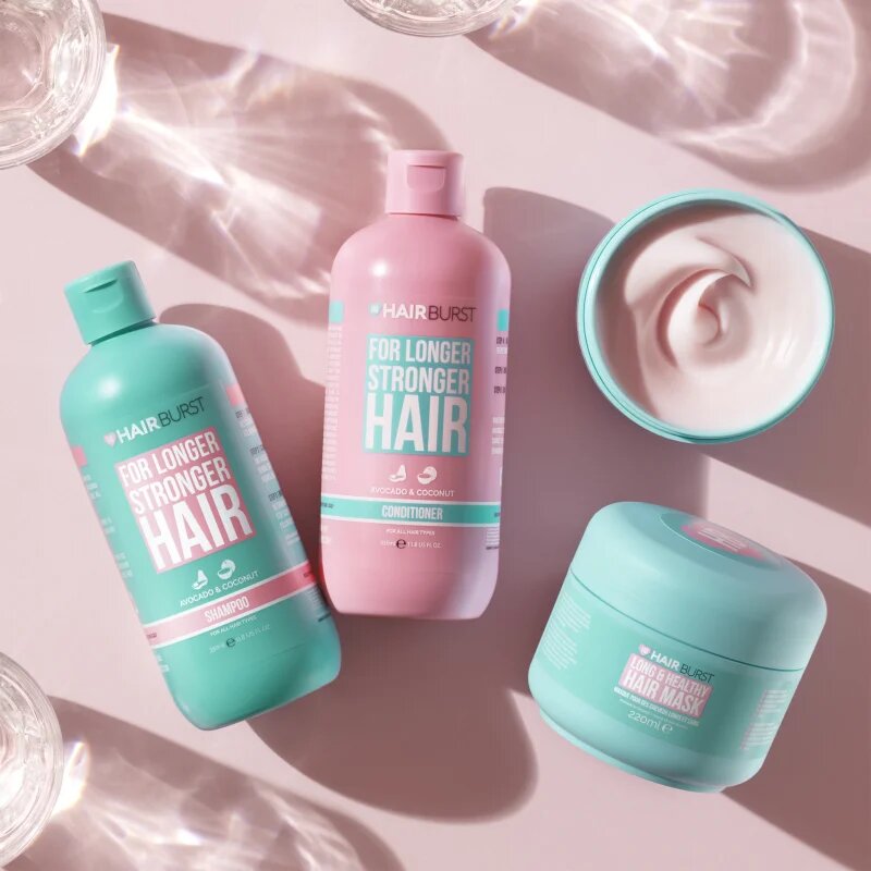 Hairburst Long & Healthy Hair Mask Mini tápláló és hidratáló hajmaszk 30 ml