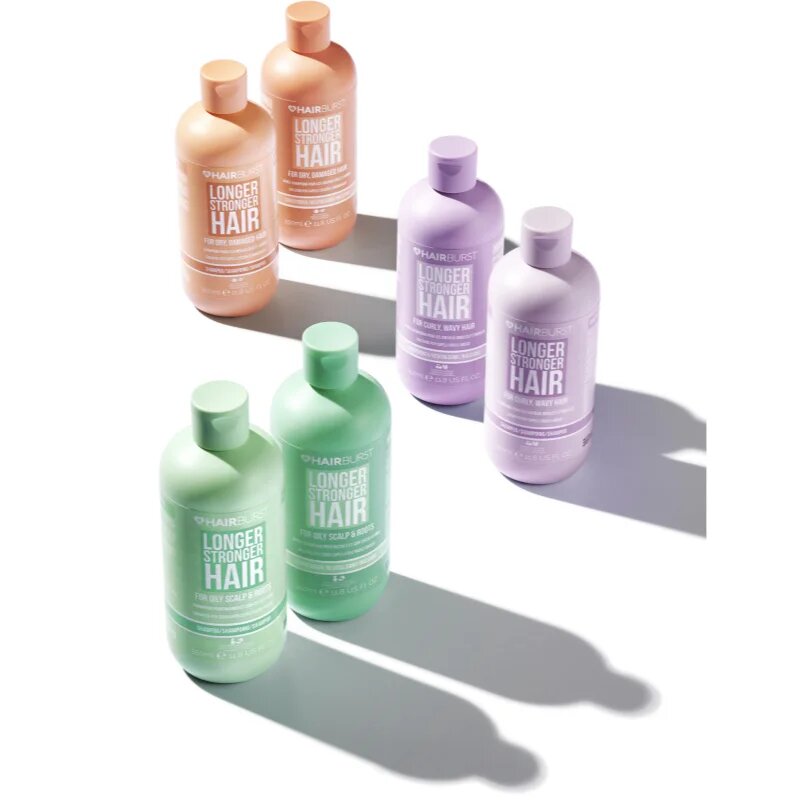 Hairburst Longer Stronger Hair Curly Wavy Hair hidratáló kondicionáló a hullámos és göndör hajra 350 ml