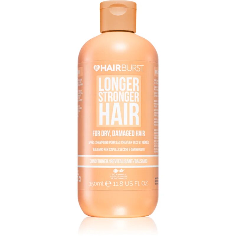 Hairburst Longer Stronger Hair Dry Damaged Hair hidratáló és tápláló kondicionáló száraz és sérült hajra 350 ml