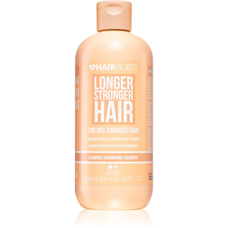 Hairburst Longer Stronger Hair Dry Damaged Hair hidratáló sampon száraz és sérült hajra 350 ml