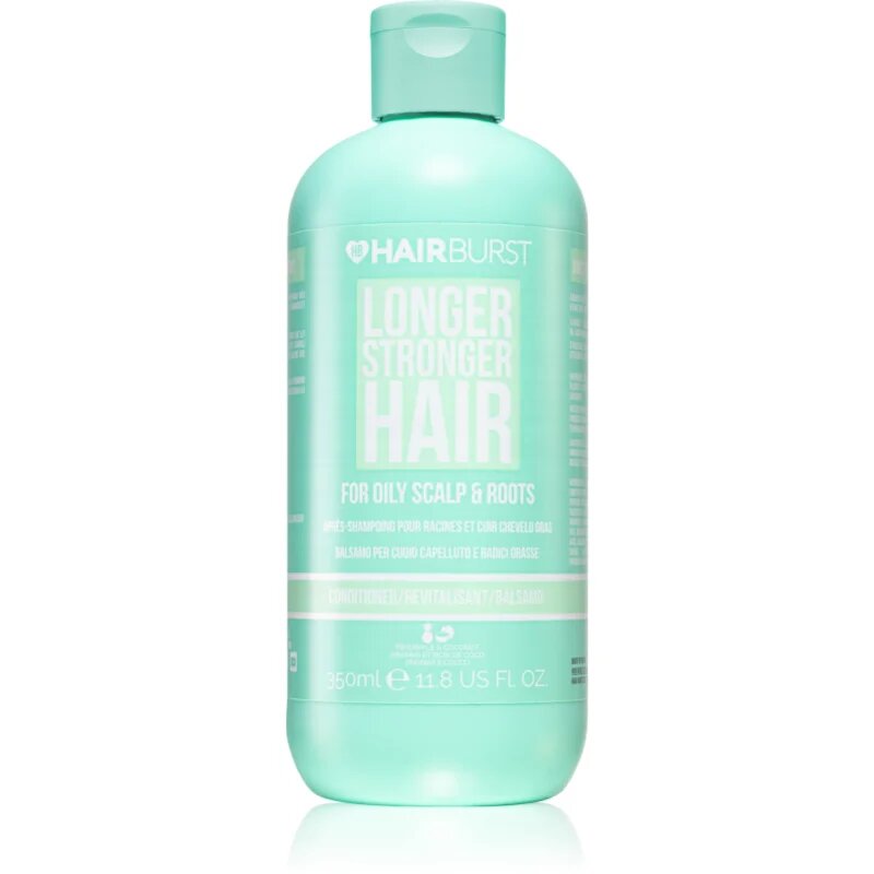 Hairburst Longer Stronger Hair Oily Scalp & Roots tisztító kondicionáló a gyorsan zsírosodó hajra 350 ml
