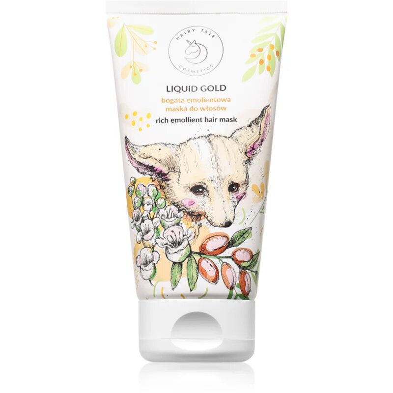 Hairy Tale Liquid Gold tápláló maszk a károsult hajra 150 ml