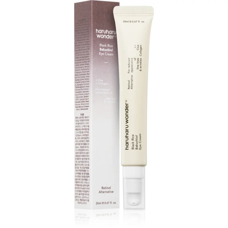 Haruharu Wonder Black Rice Bakuchiol Eye Cream szemránckrém a táplálásért és hidratálásért 20 ml