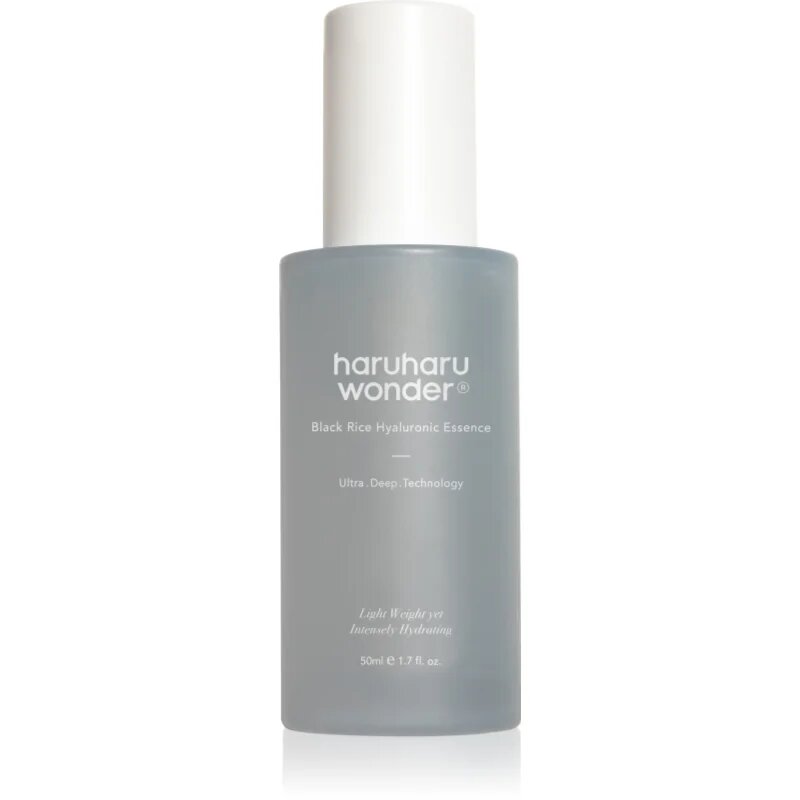 Haruharu Wonder Black Rice Hyaluronic Essence hidratáló esszencia az arcbőr regenerálásáért és táplálásáért 50 ml