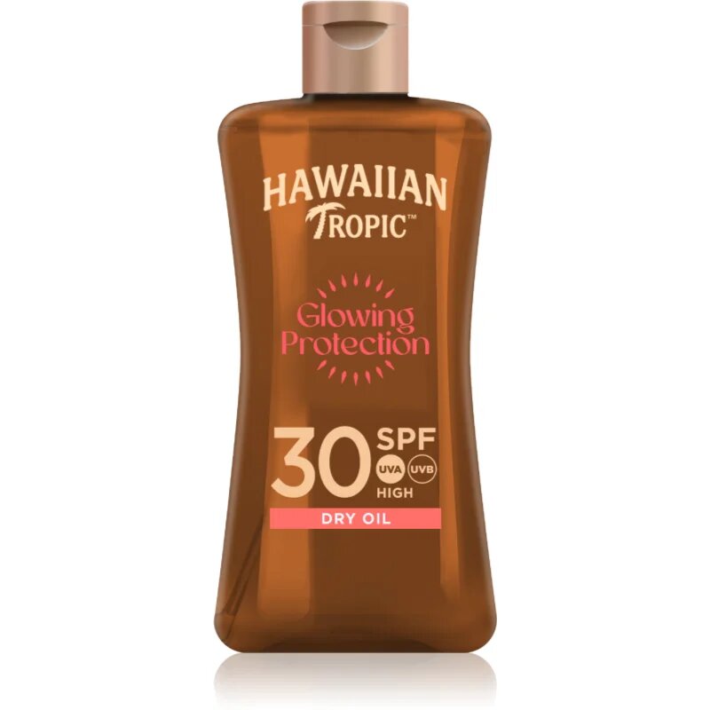 Hawaiian Tropic Glowing Protection Dry Oil száraz olaj napozáshoz SPF 30 100 ml