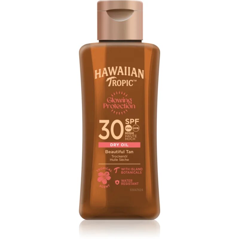 Hawaiian Tropic Glowing Protection Dry Oil száraz olaj napozáshoz SPF 30 75 ml