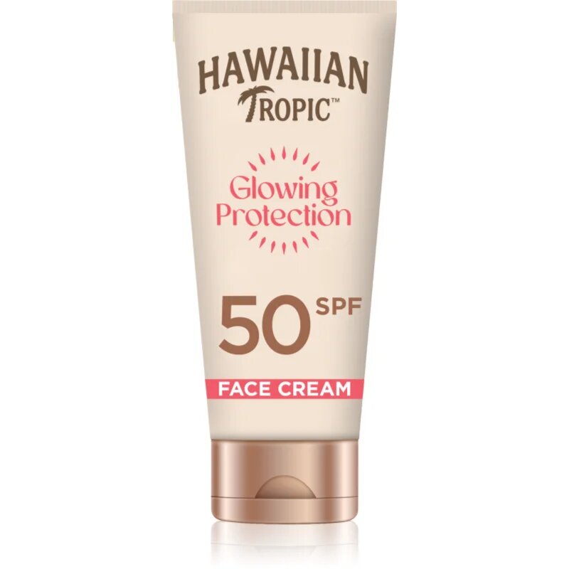 Hawaiian Tropic Glowing Protection Face Cream napozókrém arcra SPF 50 50 ml