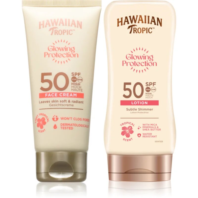 Hawaiian Tropic Glowing Protection szett