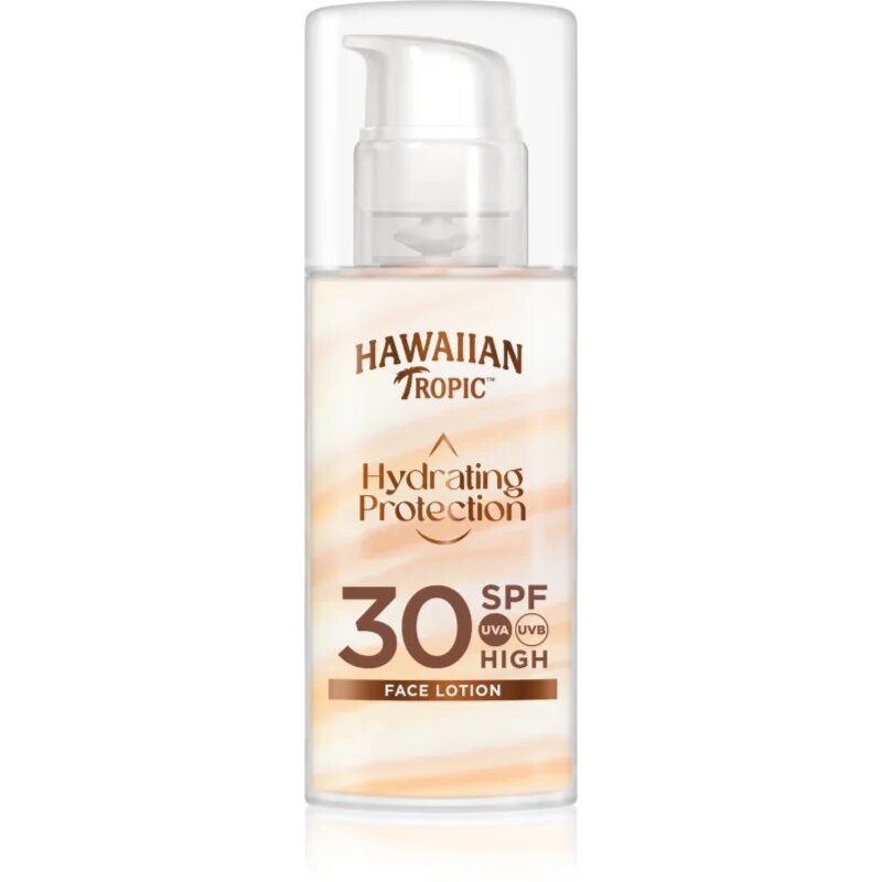 Hawaiian Tropic Hydrating Protection Face Lotion napozókrém arcra SPF 30 50 ml
