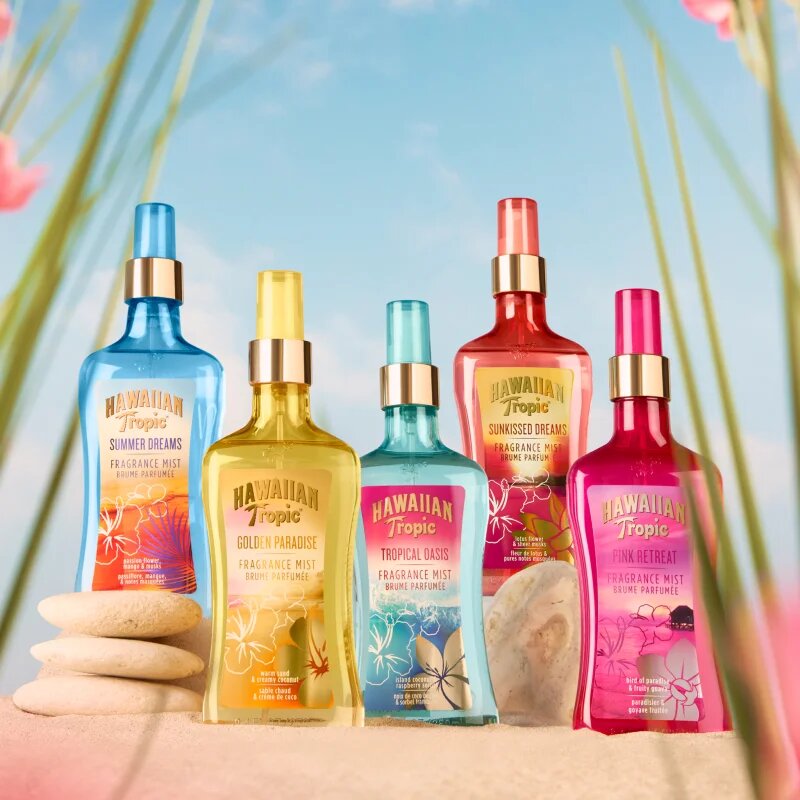 Hawaiian Tropic Perfumes Pink Retreat testápoló spray hölgyeknek 250 ml