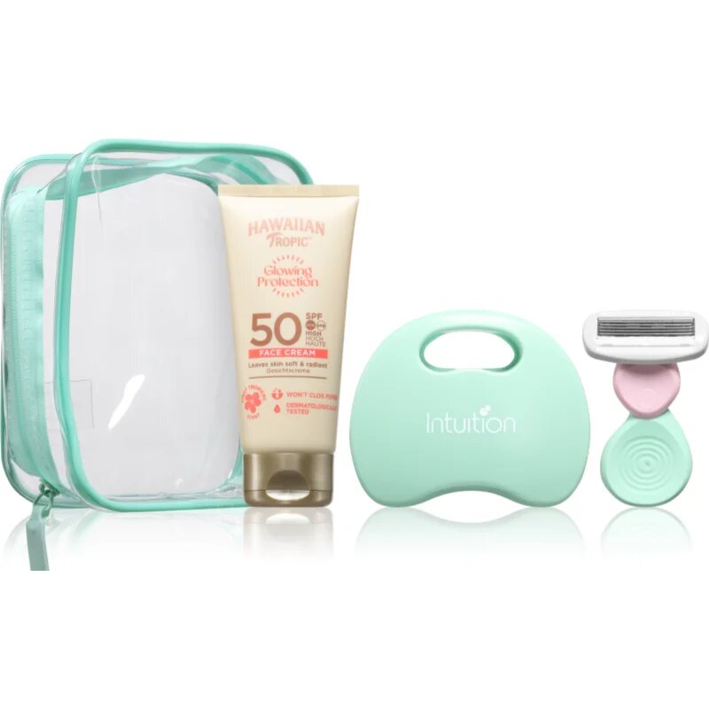 Hawaiian Tropic x Wilkinson Sword Essential Giftset utazási készlet