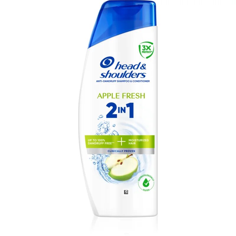 Head & Shoulders Apple Fresh 2in1 sampon és kondicionáló korpásodás ellen 400 ml