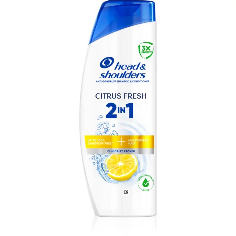 Head & Shoulders Citrus Fresh 2in1 sampon és kondicionáló korpásodás ellen 400 ml