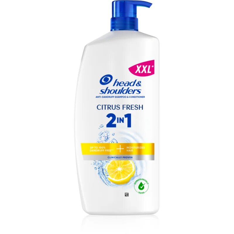 Head & Shoulders Citrus Fresh 2in1 sampon és kondicionáló korpásodás ellen 800 ml
