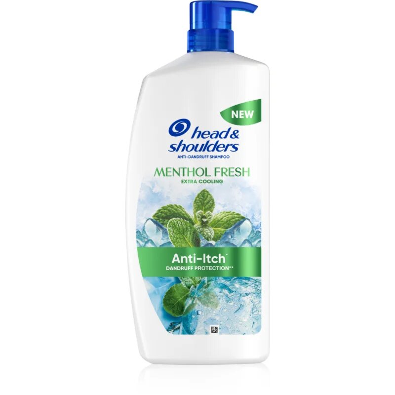 Head & Shoulders Menthol Fresh Extra Cooling korpásodás elleni sampon hűsítő hatással 1000 ml