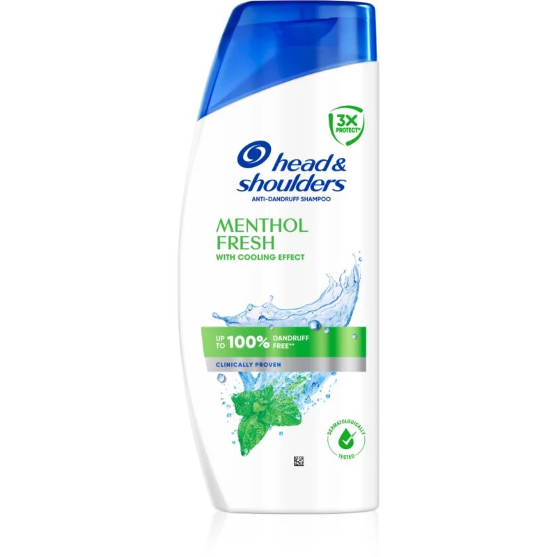 Head & Shoulders Menthol Fresh korpásodás elleni sampon hűsítő hatással 625 ml