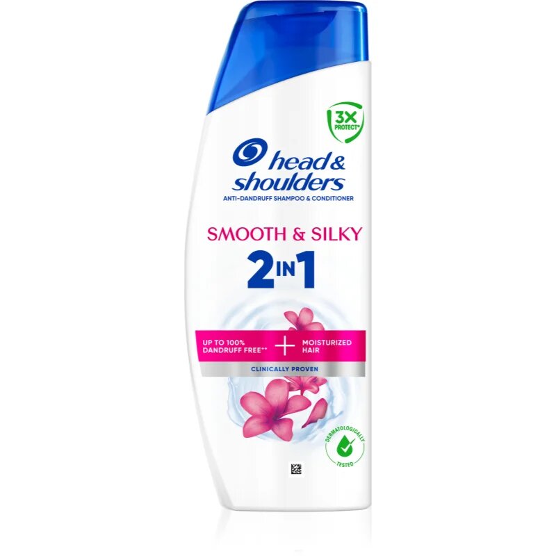 Head & Shoulders Smooth & Silky 2in1 sampon és kondicionáló korpásodás ellen 400 ml