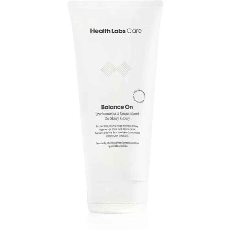 Health Labs Care Balance On Trichomaska with ceramides for the scalp tápláló és hidratáló hajmaszk ceramidokkal 200 ml