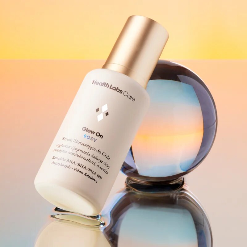 Health Labs Care Glow On Body Exfoliating Serum testápoló szérum hámlasztó hatással 100 ml