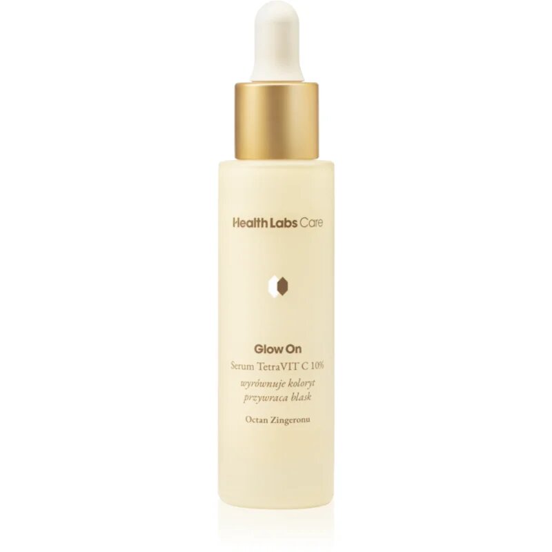 Health Labs Care Glow On TetraVit C 10% Serum bőr szérum C vitamin 30 ml