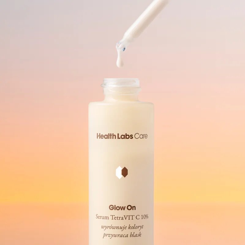Health Labs Care Glow On TetraVit C 10% Serum bőr szérum C vitamin 30 ml