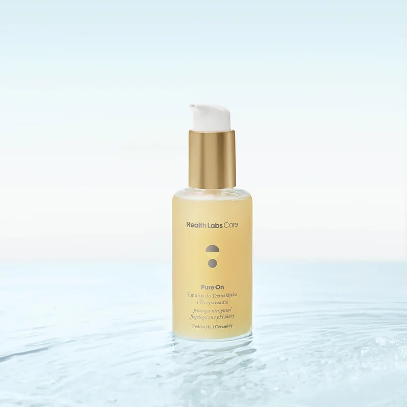 Health Labs Care Pure On Makeup Remover and Cleansing Emulsion arctisztító és szemfestéklemosó gél hölgyeknek 100 ml
