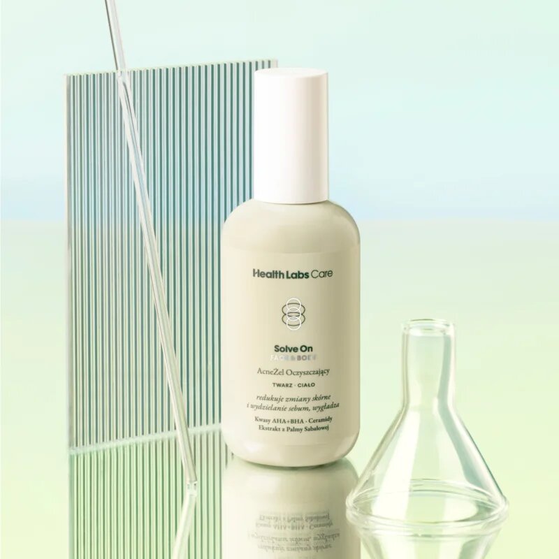 Health Labs Care Solve On tisztító gél arcra és testre 200 ml