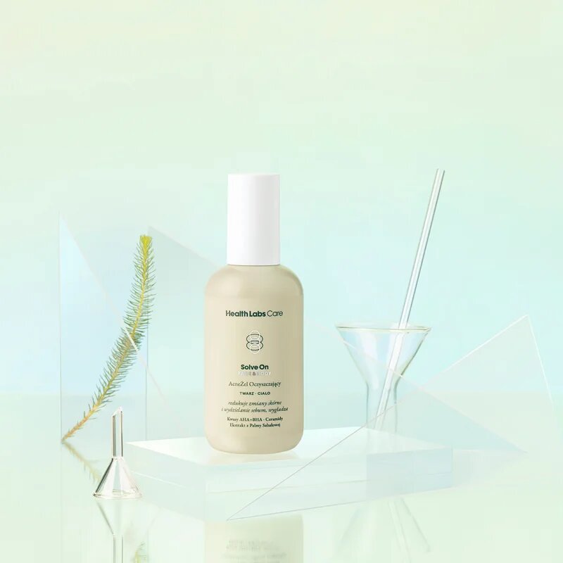 Health Labs Care Solve On tisztító gél arcra és testre 200 ml