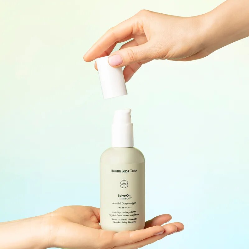 Health Labs Care Solve On tisztító gél arcra és testre 200 ml