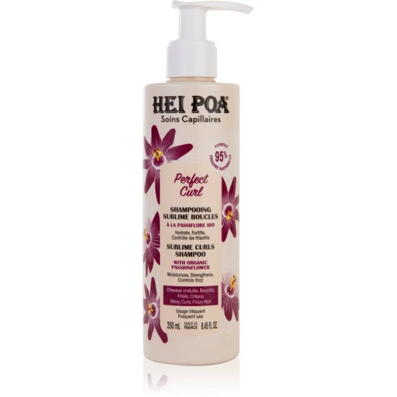 Hei Poa Perfect Curl sampon hullámos és göndör hajra 250 ml