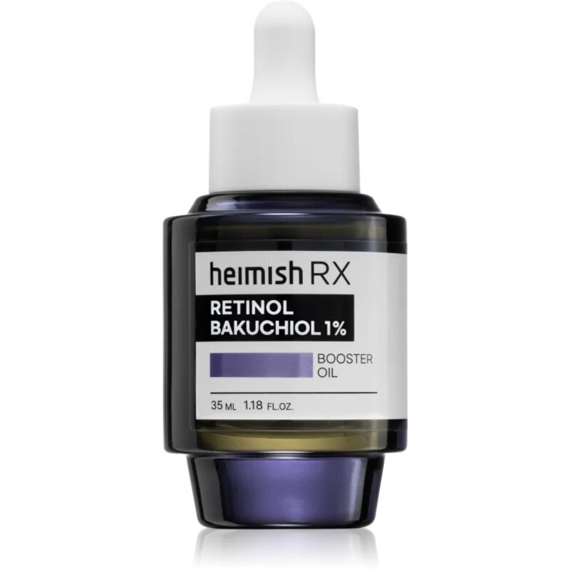 Heimish RX Retinol Bakuchiol Booster Oil intenzíven tápláló olaj az élénk és kisimított arcbőrért 35 ml