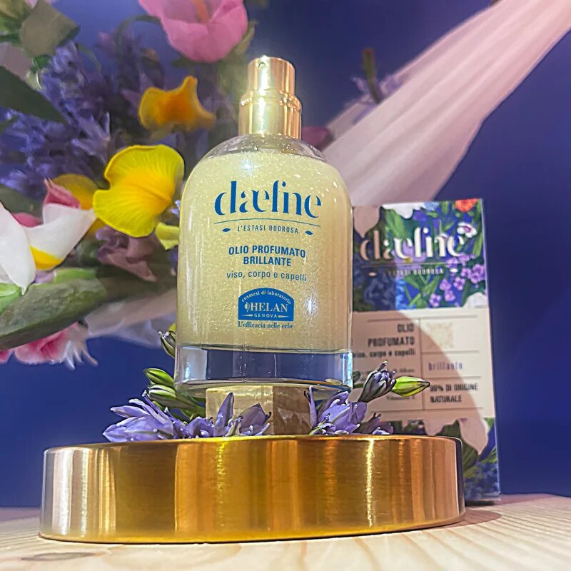 Helan Daefne multifunkciós csillogó olaj arcra testre és hajra 50 ml