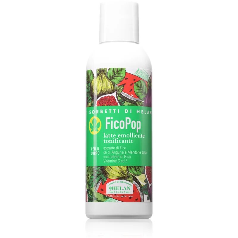 Helan I SORBETTI DI FicoPop Toning Softening Milk nyugtató fluid testre 150 ml