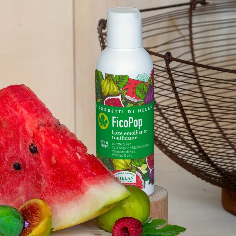 Helan I SORBETTI DI FicoPop Toning Softening Milk nyugtató fluid testre 150 ml